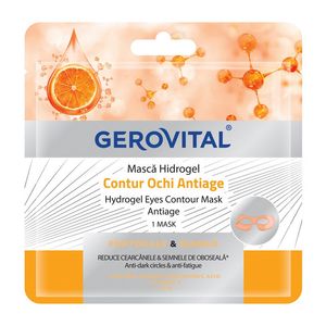 Masca pentru contur ochi Gerovital Hidrogel Antiage, 1 bucata