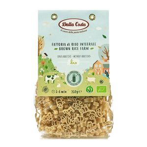 Paste Fattoria din orez brun Eco Dalla Costa, fara gluten, 250 g