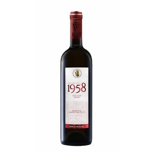 Vin rosu demisec Sarica Niculitel 1958, alcool 12.5%, 0.75 l