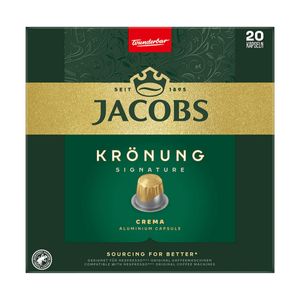 Capsule cafea Jacobs Kronung Crema, compatibile Nesspresso, 20 capsule