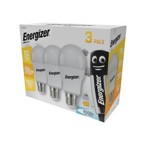 Set 3 becuri LED Energizer, 13.8W/100W, E27, lumina rece