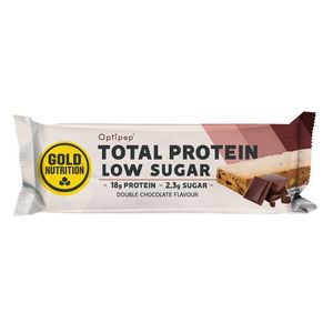 Baton proteic cu extra ciocolata Gold Nutrition Low Sugar, 60 g