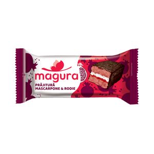 Prajitura Magura cu mascarpone si rodie, 35 g