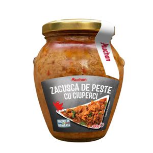 Zacusca din peste cu ciuperci Auchan, 300 g