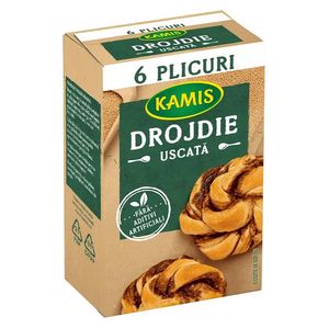 Drojdie uscata Kamis, 6 x 8 g