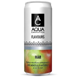 Bautura carbogazoasa cu aroma de mar Aqua Carpatica, doza, 0.33 l