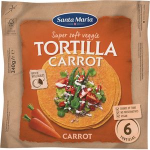 Tortilla medie cu morcov Santa Maria, 240 g