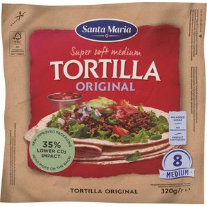 Tortilla medie de grau Santa Maria, 320 g