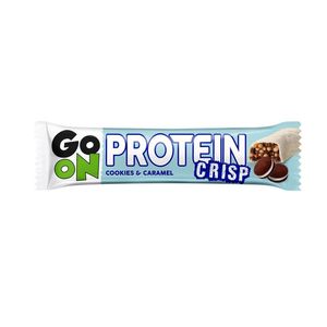 Baton proteic cu biscuiti si caramel Sante Go On Crisp, 50 g