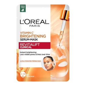Masca servetel L'Oreal Paris Revitalift Clinical cu Vitamina C si acid silicilic, 26 g