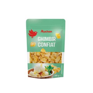 Ghimbir confiat Auchan, 200 g