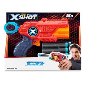 Pistol Zuru X-Shot MK 3, 8 sageti, +8 ani, multicolor