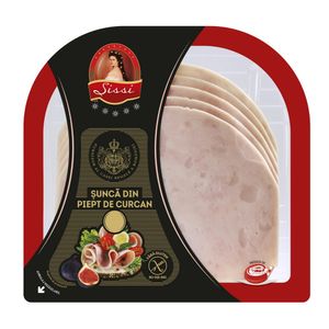 Sunca feliata din piept de curcan Sissi, 170 g