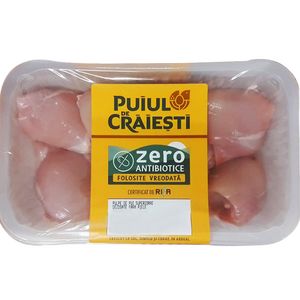 Pulpe de pui superioare dezosate fara piele Puiul de Craiesti Zero Antibiotice, +/-1 kg