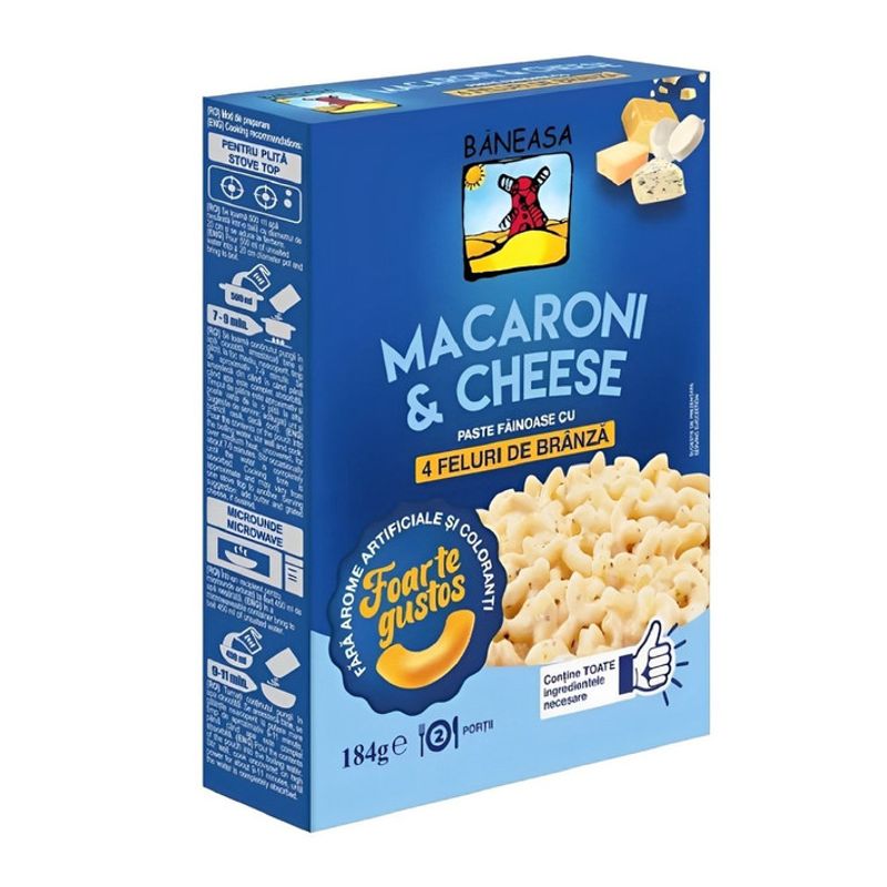 paste-cu-4-feluri-de-branza-baneasa-macaroni-cheese-184-g