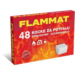 Pastile pentru aprins focul cu kerosen Flammat, 48 bucati