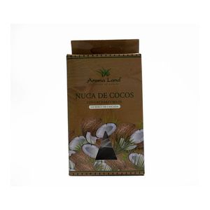 Set 10 conuri parfumate Aromaland Nuca Cocos Backflow