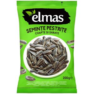 Seminte pestrite coapte, cu sare de mare Elmas, 200g