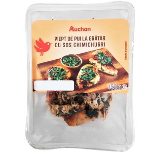 Piept de pui la gratar cu sos chimichurri Auchan, 150 g