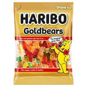 Bomboane gumate cu aroma de fructe Haribo Goldbears, 200 g