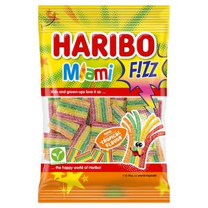 Bomboane gumate cu aroma de fructe Miami Fizz, 85 g