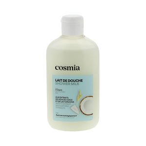 Gel de dus Cosmia, cu extract de nuca de cocos si lapte de ovaz, 250 ml