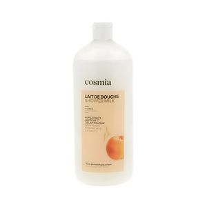 Gel de dus Cosmia, cu extract de piersica si lapte de ovaz, 750 ml