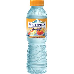 Apa fructata cu aroma de piersica Bucovina, 0.5 l