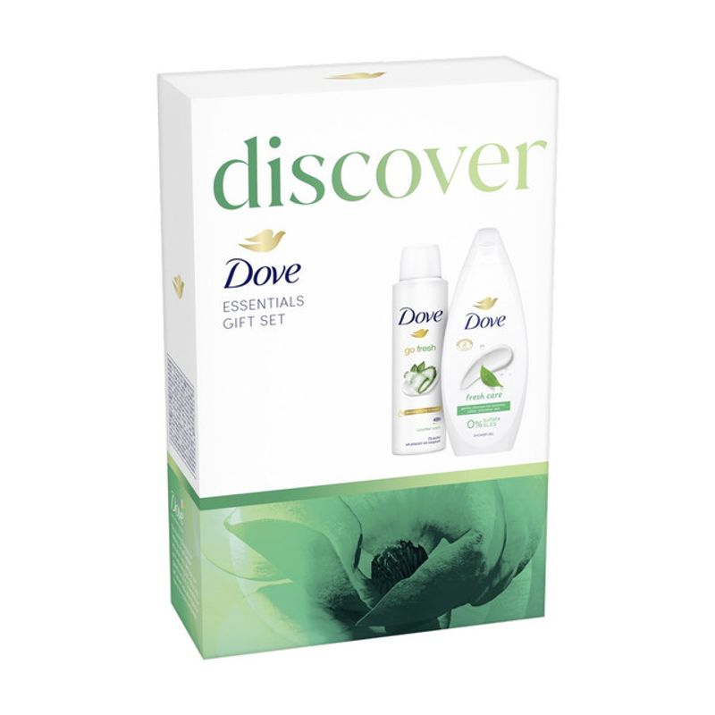 set-pentru-cadou-dove-gel-de-dus-fresh-care-250-ml-deodorant-spray-go-fresh-cucumber-150-ml