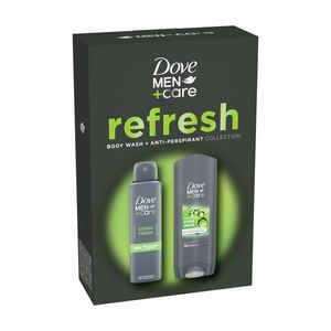 Set pentru cadou Dove Men+Care: Spray Extra Fresh, 150 ml + Gel de dus Extra Fresh, 250 ml