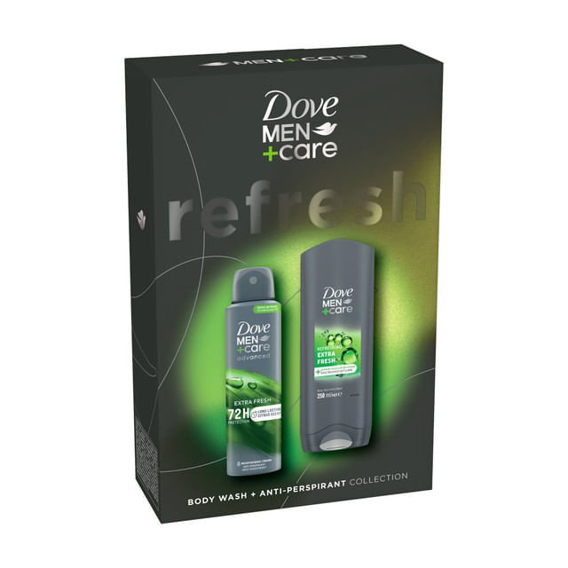 set-pentru-cadou-dove-men-care-advanced-spray-extra-fresh-150-ml-gel-de-dus-extra-fresh-250-ml