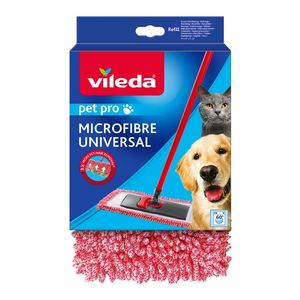 Rezerva mop plat pentru parul animalelor Vileda Pet Pro, 1 bucata