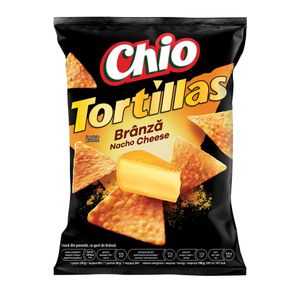 Chipsuri Tortillas cu gust de branza Chio, 110 g