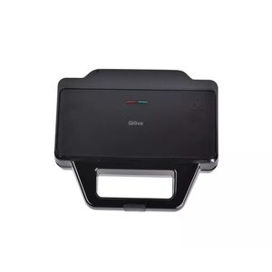 Sandwich maker Qilive Q.5508, 1000W, placi antiaderente, indicator luminos, 32.8 x 28.8 x 13.3, negru