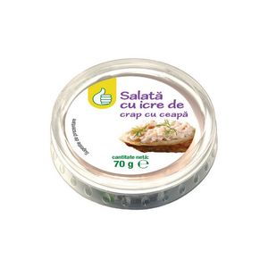 Salata icre de crap cu ceapa Auchan, 70 g