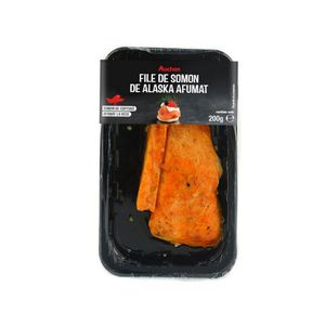 Somon de Alaska afumat Auchan, 200 g