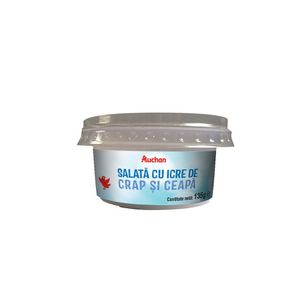 Salata icre de crap cu ceapa Auchan, 135 g