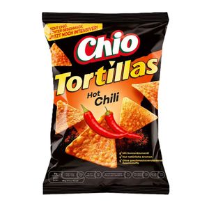 Chipsuri Tortilla cu chilli Chio, 110 g