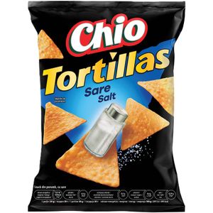 Chipsuri Tortilla cu sare Chio, 110 g