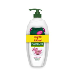 Gel de dus Palmolive Naturals Orchid & Milk, 750 ml + 250 ml