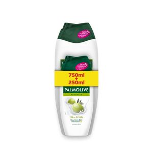 Gel de dus Palmolive Naturals Olive & Milk, 750 ml + 250 ml