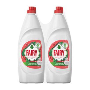 Detergent de vase Fairy cu rodie, 2 x 750 ml