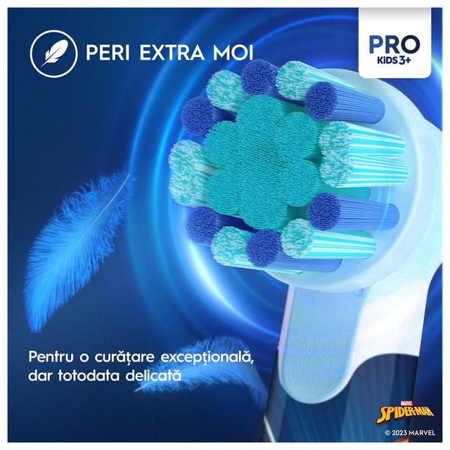 periuta-de-dinti-electrica-si-trusa-de-calatorie-oral-b-d103-vitality-pro-kids-3-ani-spider-man