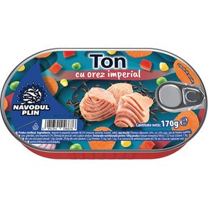 Ton cu orez imperial Navodul Plin, 170 g