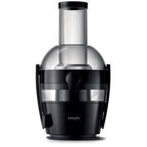 Storcator de fructe si legume Philips Viva Collection HR1855/70, 800W, capacitate recipient suc de 800 ml, negru