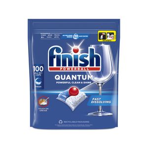 Detergent capsule pentru masina de spalat vase Finish Quantum, 100 tablete