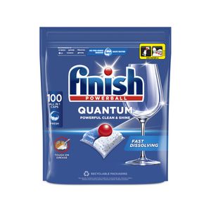 Detergent capsule pentru masina de spalat vase Finish Quantum, 100 tablete