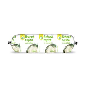 Branza topita cu smantana Auchan, 125 g