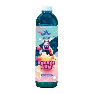 Bautura necarbogazoasa cu bucati de jeleu de cocos Queen's Bubble Gum, 0.5 l