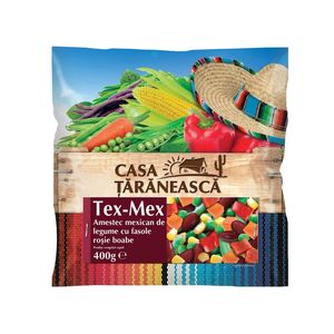 Amestec mexican de legume cu fasole rosie boabe Casa Taraneasca, 400 g